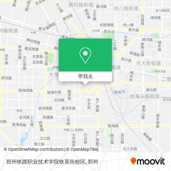 郑州铁路职业技术学院铁英街校区地图