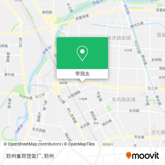 郑州豫郑货架厂地图