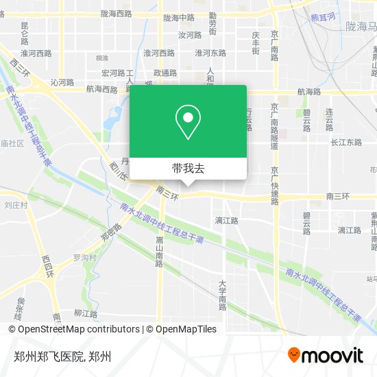 郑州郑飞医院地图