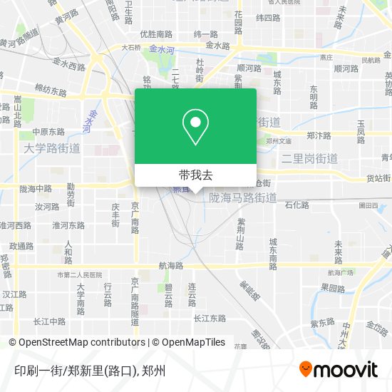 印刷一街/郑新里(路口)地图