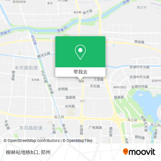 柳林站地铁b口地图
