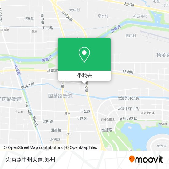 宏康路中州大道地图