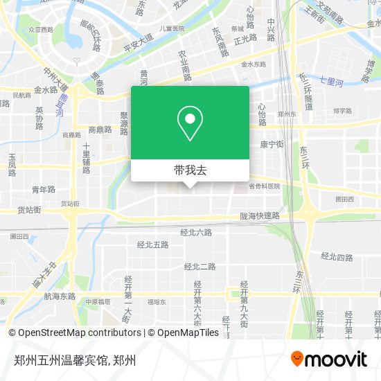郑州五州温馨宾馆地图