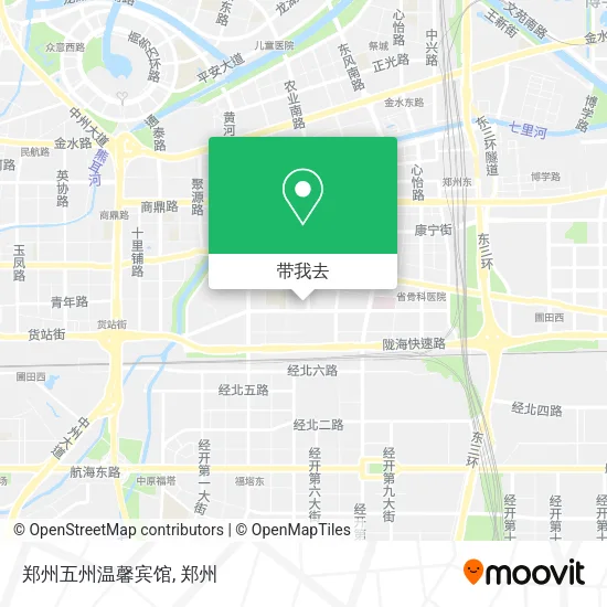 郑州五州温馨宾馆地图