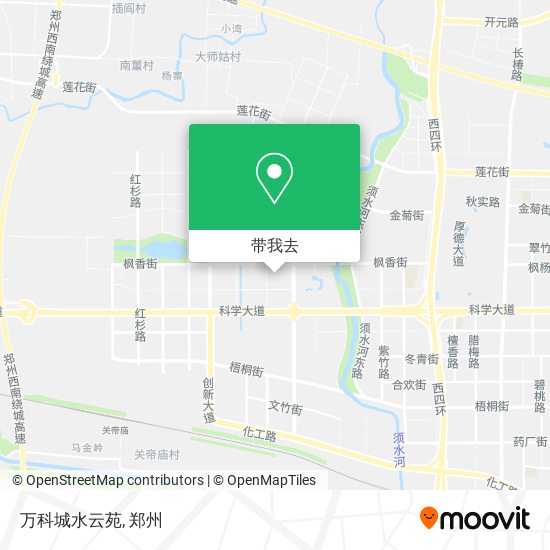 万科城水云苑地图