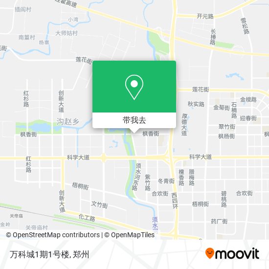 万科城1期1号楼地图