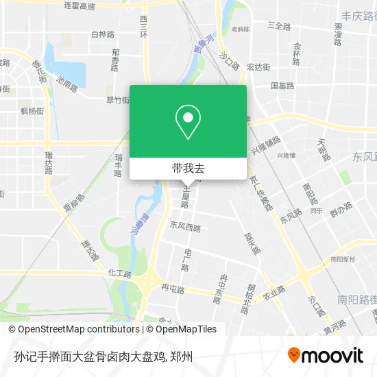 孙记手擀面大盆骨卤肉大盘鸡地图