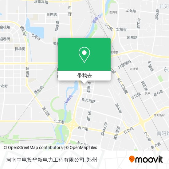 河南中电投华新电力工程有限公司地图