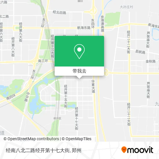 经南八北二路经开第十七大街地图