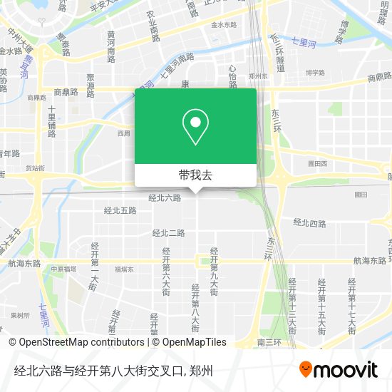 经北六路与经开第八大街交叉口地图
