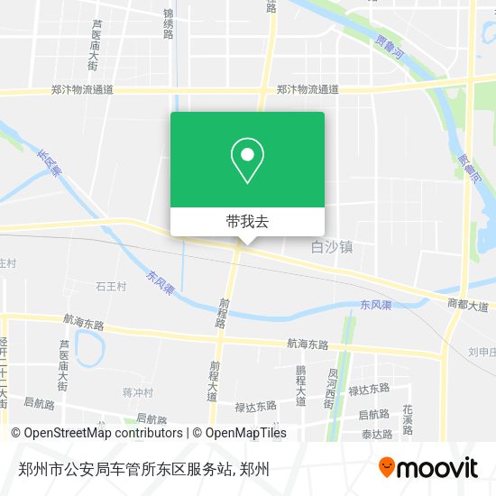 郑州市公安局车管所东区服务站地图
