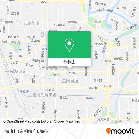 海底捞(东明路店)地图