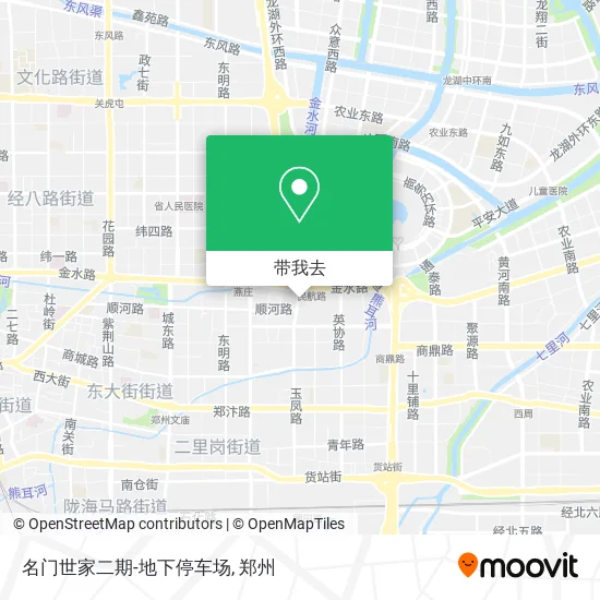 名门世家二期-地下停车场地图