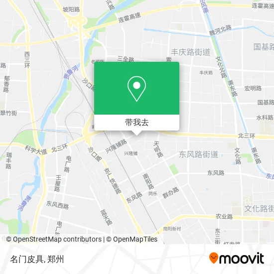 名门皮具地图