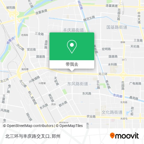 北三环与丰庆路交叉口地图