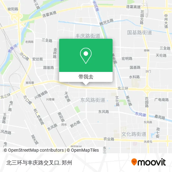 北三环与丰庆路交叉口地图