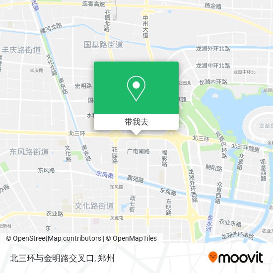 北三环与金明路交叉口地图