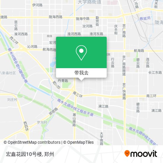 宏鑫花园10号楼地图