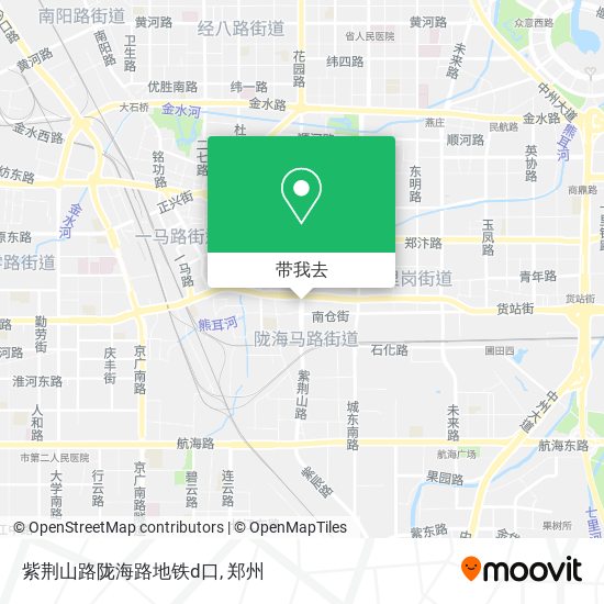 紫荆山路陇海路地铁d口地图