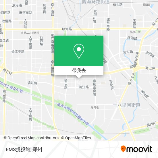 EMS揽投站地图