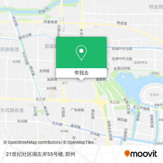 21世纪社区湖左岸55号楼地图