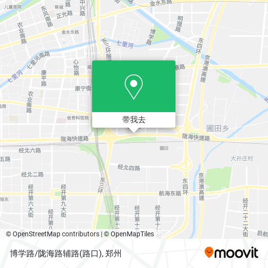 博学路/陇海路辅路(路口)地图