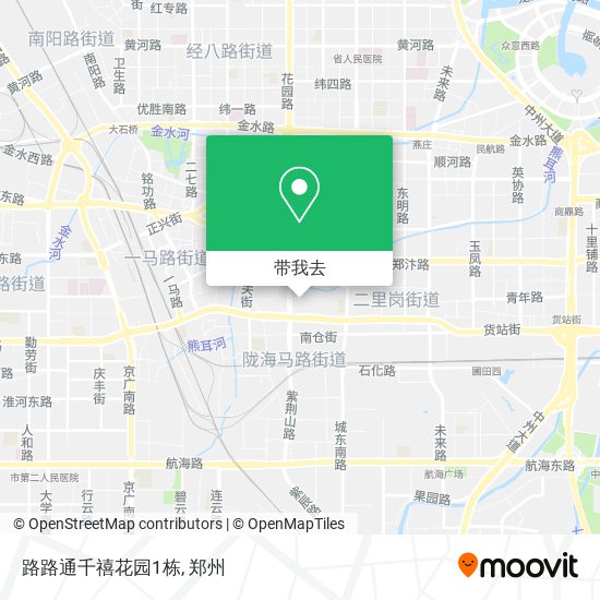 路路通千禧花园1栋地图