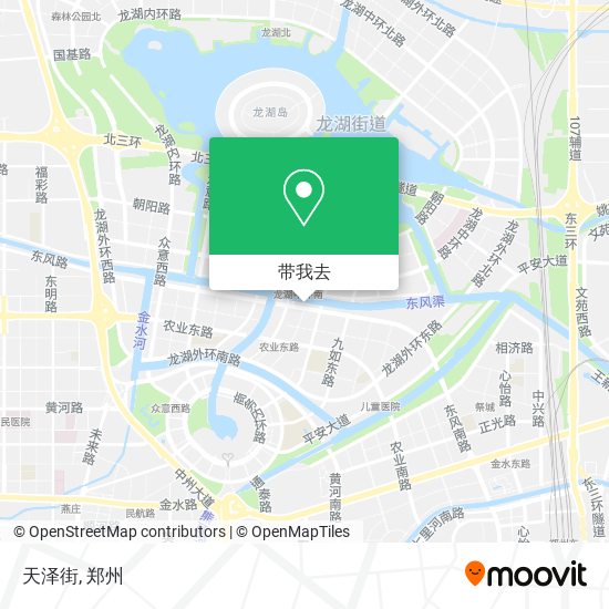 天泽街地图