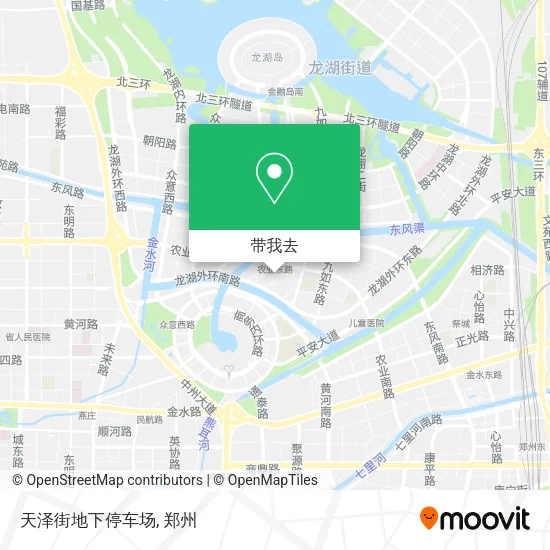 天泽街地下停车场地图
