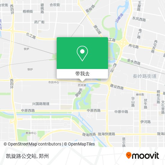 凯旋路公交站地图