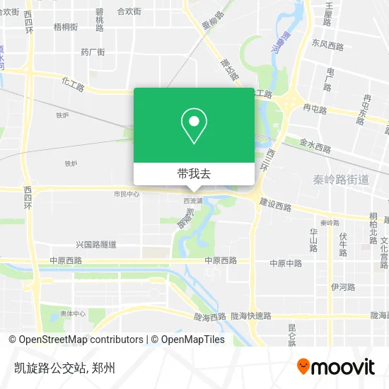 凯旋路公交站地图