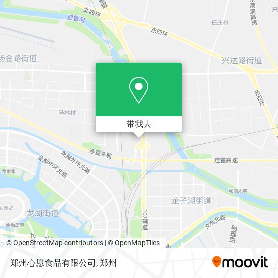 郑州心愿食品有限公司地图