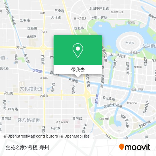 鑫苑名家2号楼地图