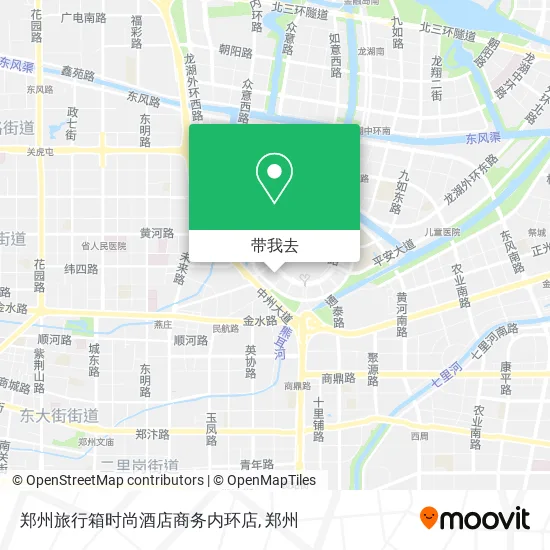 郑州旅行箱时尚酒店商务内环店地图