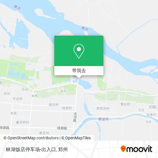 林湖饭店停车场-出入口地图