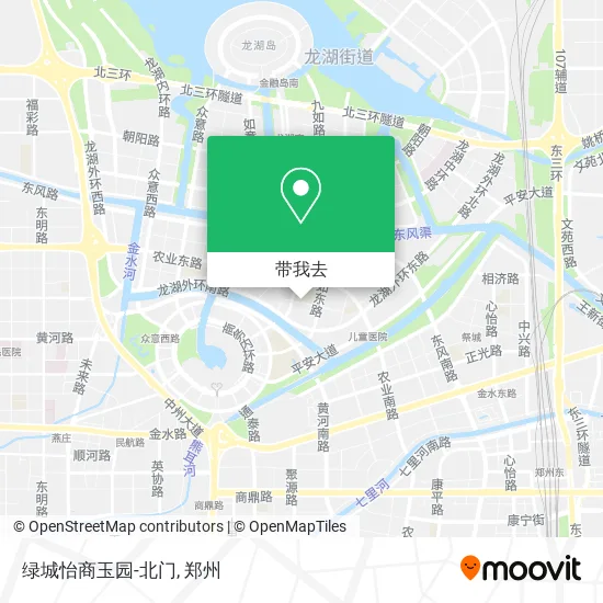 绿城怡商玉园-北门地图