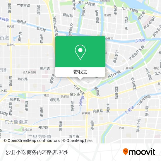 沙县小吃 商务内环路店地图