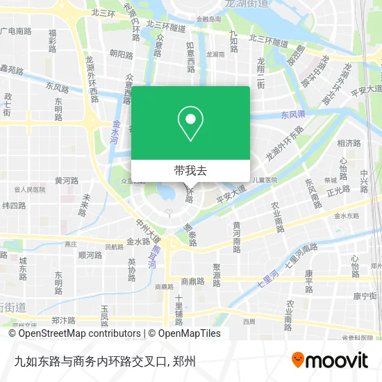九如东路与商务内环路交叉口地图