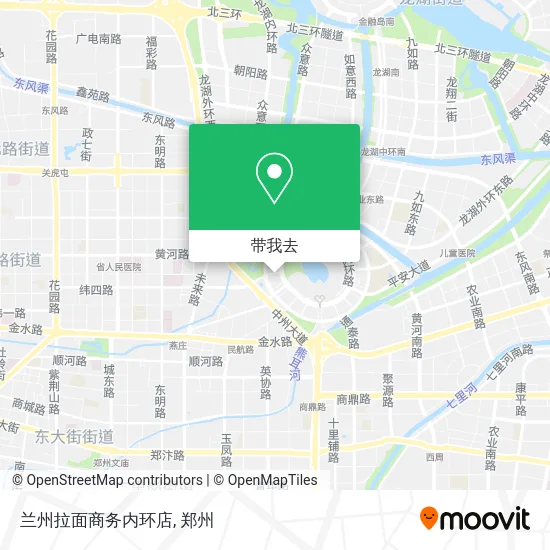 兰州拉面商务内环店地图