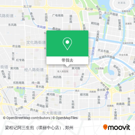 梁程记阿三生煎（璞丽中心店）地图