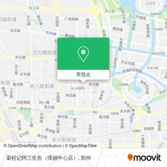 梁程记阿三生煎（璞丽中心店）地图