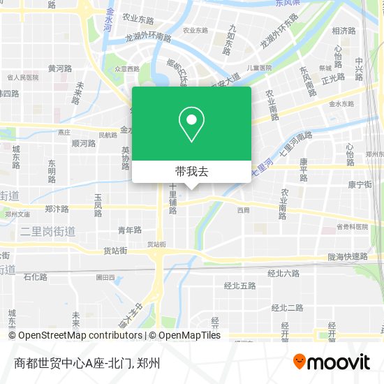 商都世贸中心A座-北门地图
