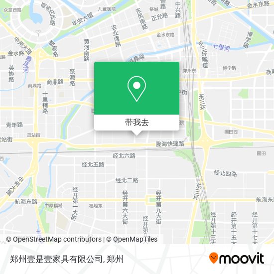郑州壹是壹家具有限公司地图