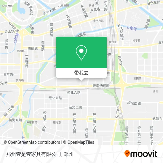 郑州壹是壹家具有限公司地图