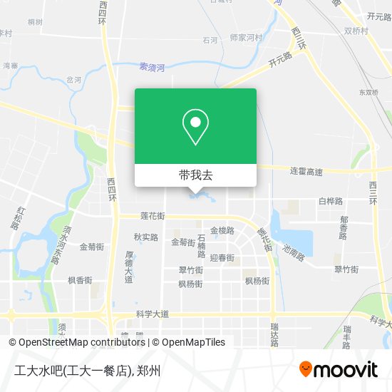工大水吧(工大一餐店)地图