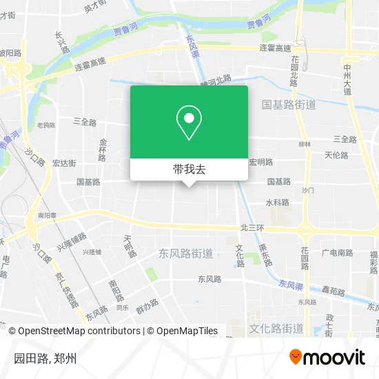 园田路地图