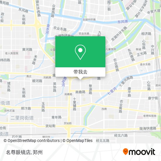 名尊眼镜店地图