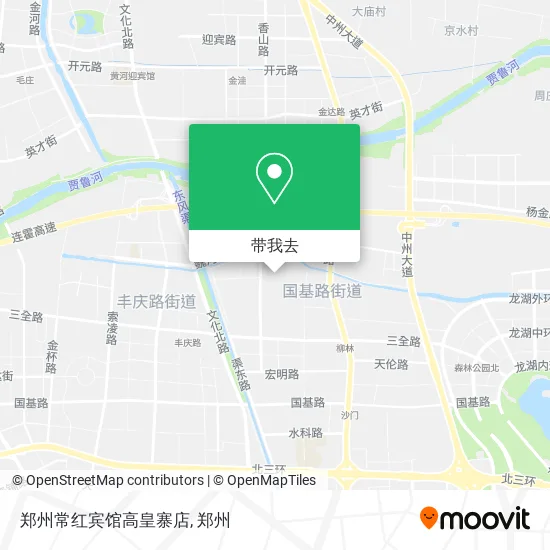 郑州常红宾馆高皇寨店地图