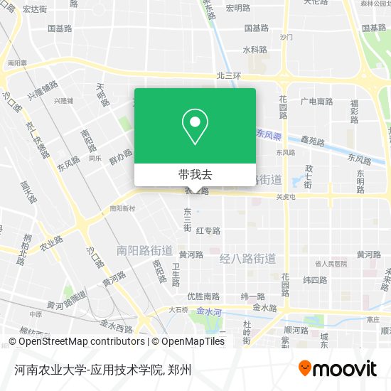 河南农业大学-应用技术学院地图