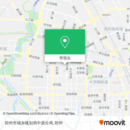 郑州市城乡规划局中原分局地图